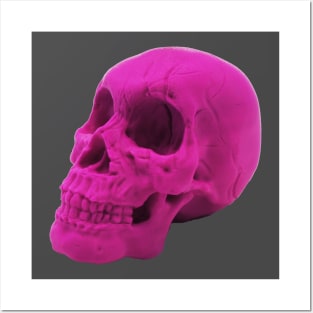 Pink Skull Posters and Art